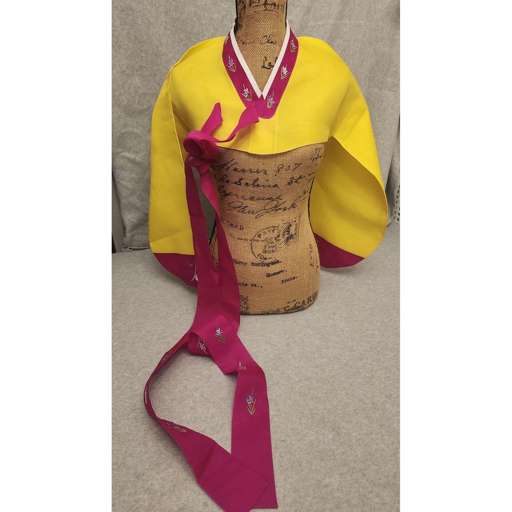 Traditional‎ Korean Hanbok Jeogori Kids 4Y to 6Y  Embroidered Jacket Top